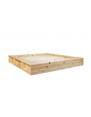 The Ziggy bed frame has a sturdy pine slat sleeping platform