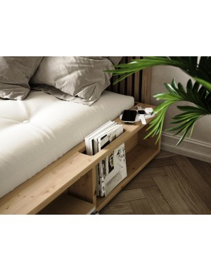 Neat storage details on the Ziggy bed