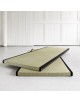 A pair of traditional Tatami Mats drop into the Japan Bed frame