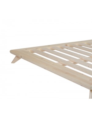 Close up of Senza bed frame slatting