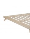 Close up of Senza bed frame slatting
