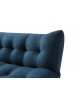 Close up of the Lux sofa bed sumptuous quilting