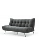 Lux sofa bed in grey soft touch chenille