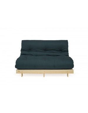 The Scandi Futon in Navy Blue cotton drill fabric