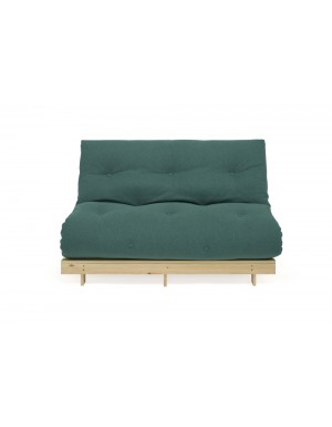 The Scandi futon in Oslo Sea Spray fabric