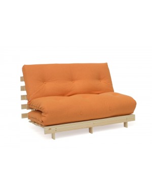 The Scandi Futon in Oslo Marmalade fabric