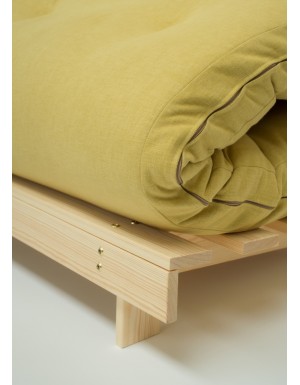 Folds in a semi 'S' shape - tri fold futon mattress