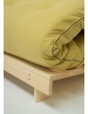Folds in a semi 'S' shape - tri fold futon mattress