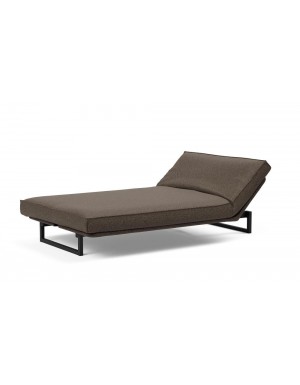 The Fraction can incline the head end, shown here in Kenya Taupe fabric