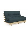 The Scandi Futon in Navy Blue cotton drill fabric