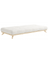 Senza Single Bed in Natural Finish  with futon mattress