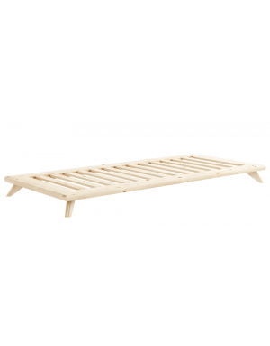 Senza Single Bed in Natural Finish