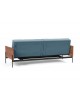 Innovation Splitback Lauge Sofa Bed in Mixed Dance Light Blue