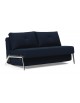 Innovation Cubed Aluminium Sofa Bed in Mixed Dance Dark Blue