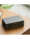 The Flip Click Clock is charged using a USB cable