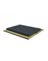 The Monk Futon unrolls into a comfy double size guest bed. Here in Navy cotton drill fabric