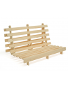 The Scandi futon frame with three supporting under rails