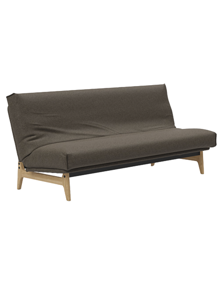 The Aslak Compact Sofa Bed from Innovation Living in Kenya Taupe fabric