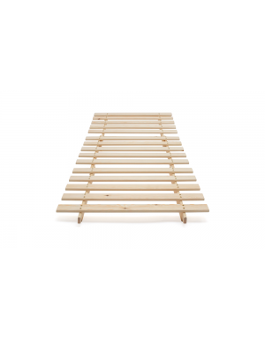The Single Scandi frame opened as a bed