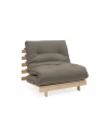 Scandi Single Futon in Stone 
