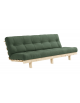 Lean Futon in Olive Green Fabric