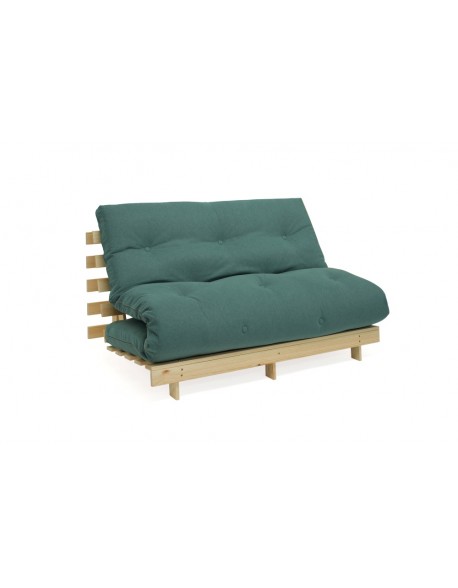 Original double futon mattress in Teal Green Drill