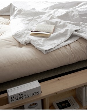 Neat storage details on the Ziggy bed