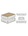 A cross section depicting the layers of a Cottonsafe Chemical Free Pocket Sprung Mattress