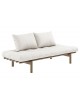 Pace Daybed with Carob Brown finish and natural mattress