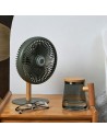 The fan light comes in one cool colour - Navy Green