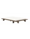 Japan bed in Carob Brown finish