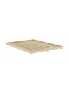 The Dock Bed has a slatted sleeping platform suitable for all mattress types