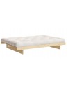 Kanso Bed 120 compact double with traditional futon mattress