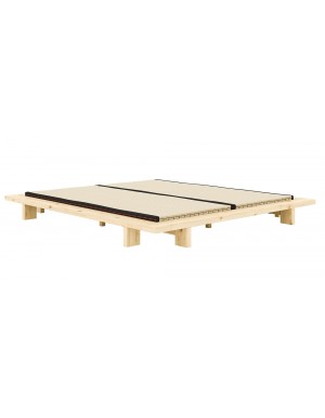 Japan Bed in Natural frame finish with optional tatami mats