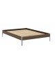 The Core Bed with Carob Brown frame finish