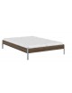 The Core Bed with Carob Brown frame finish and optional Traditional futon mattress