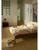 The Core Bed with Carob Brown frame finish 