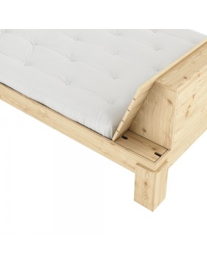 Layers Bed with headboard rear view