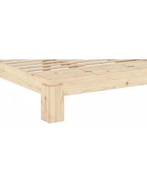 Close up of the Layers bed foot and frame