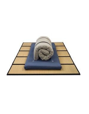 The Neru futon rolls up easily for storage