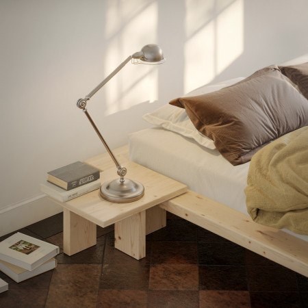 Japan Bedside Table - Natural Finish