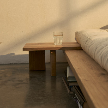 Japan Bedside Table - Oiled Oak