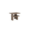 Japan Side Table - Carob Brown Wash Finish