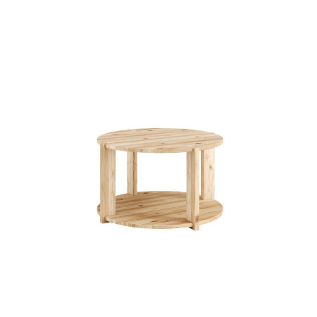 Round Tuck with low shelf