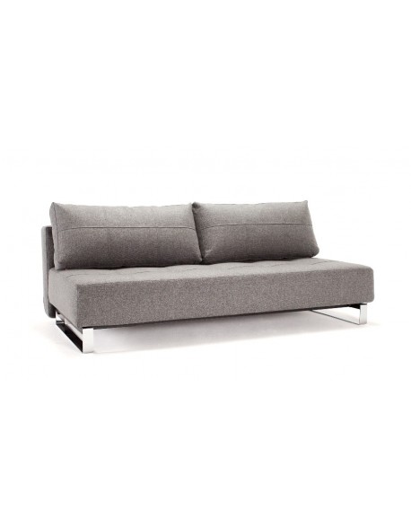 The Supremax DeLuxe sofa bed in Twist Granite fabric
