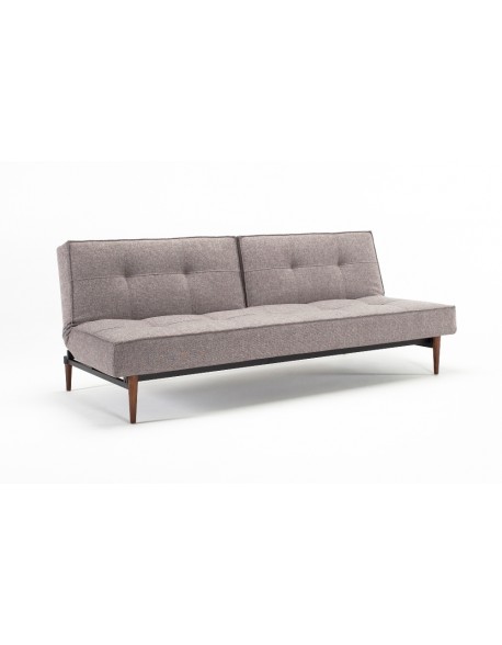 The Splitback Sofa Bed in Mixed Dance Grey fabric.