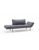 Zeal Daybed has multi position clic clac arm / seat ends.