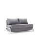 The Cubed 140 Sofa Bed from Innovation Living with classic chrome legs