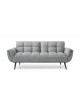 The Collette Sofa Bed from Futons 247 in Light Grey fabric