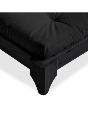 Elan bed corner detail - black frame